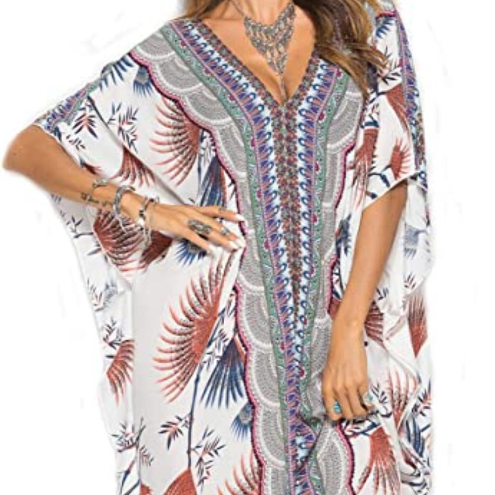 Women Maxi Batwing Summer Dress